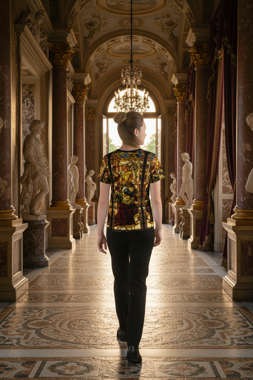 Youth Walking Away - Back View